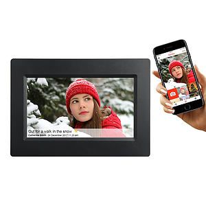7 Smart Photo Frame Black