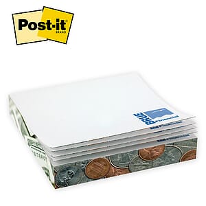 Post-it&reg; Custom Printed Notes Slim-Cube