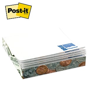 Post-it&reg; Custom Printed Notes Slim-Cube