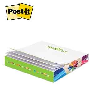 Post-it&reg; Custom Printed Notes Slim-Cube