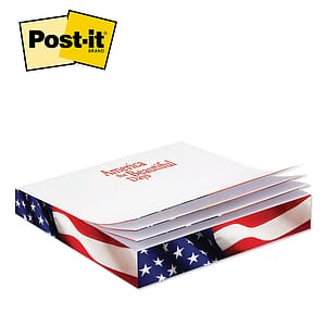 Post-it&reg; Custom Printed Notes Slim-Cube