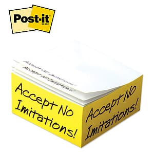 Post-it&reg; Custom Printed Notes Half-Cube