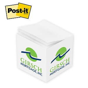 Post-it&reg; Custom Printed Notes Cube