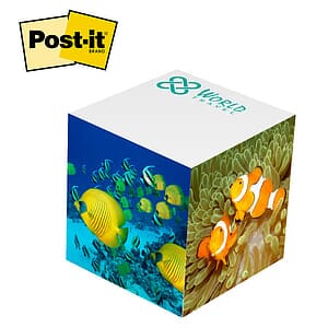Post-it&reg; Custom Printed Notes Cube