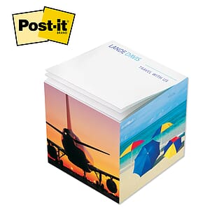 Post-it&reg; Custom Printed Notes Cube