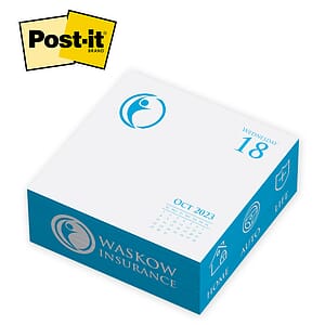 Post-it® Custom Printed Notes Calendar Cubes