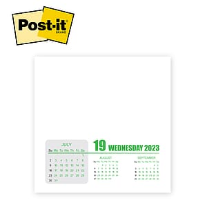 Post-it® Custom Printed Notes Calendar Cubes
