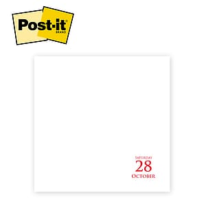 Post-it® Custom Printed Notes Calendar Cubes