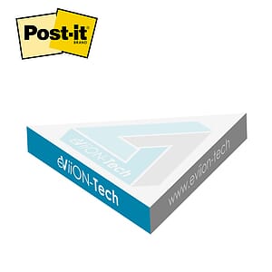Post-it&reg; Custom Printed Notes Cube &mdash; Triangle Slim Cube