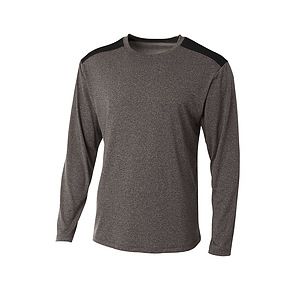 A4 Tourney Heather Long Sleeve Tee