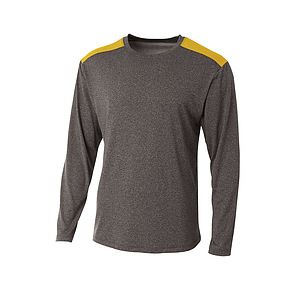A4 Tourney Heather Long Sleeve Tee