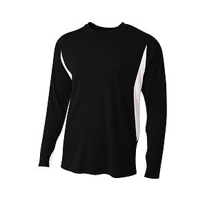 A4 Long Sleeve Color Block Tee