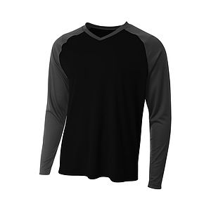 A4 Long Sleeve Strike Raglan Tee