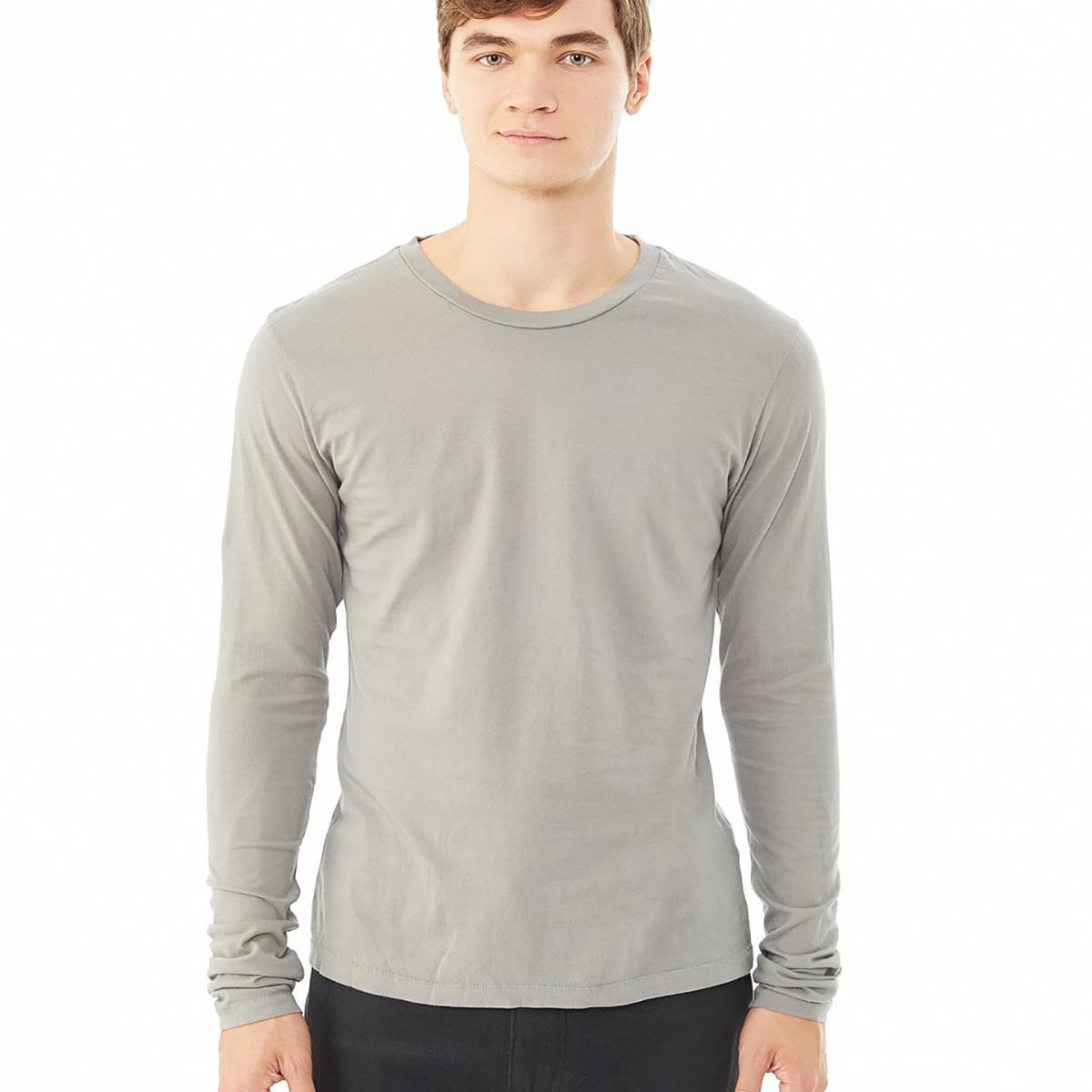 Promotional Men's heritage garment-dyed long-sleeve t-shirt ...