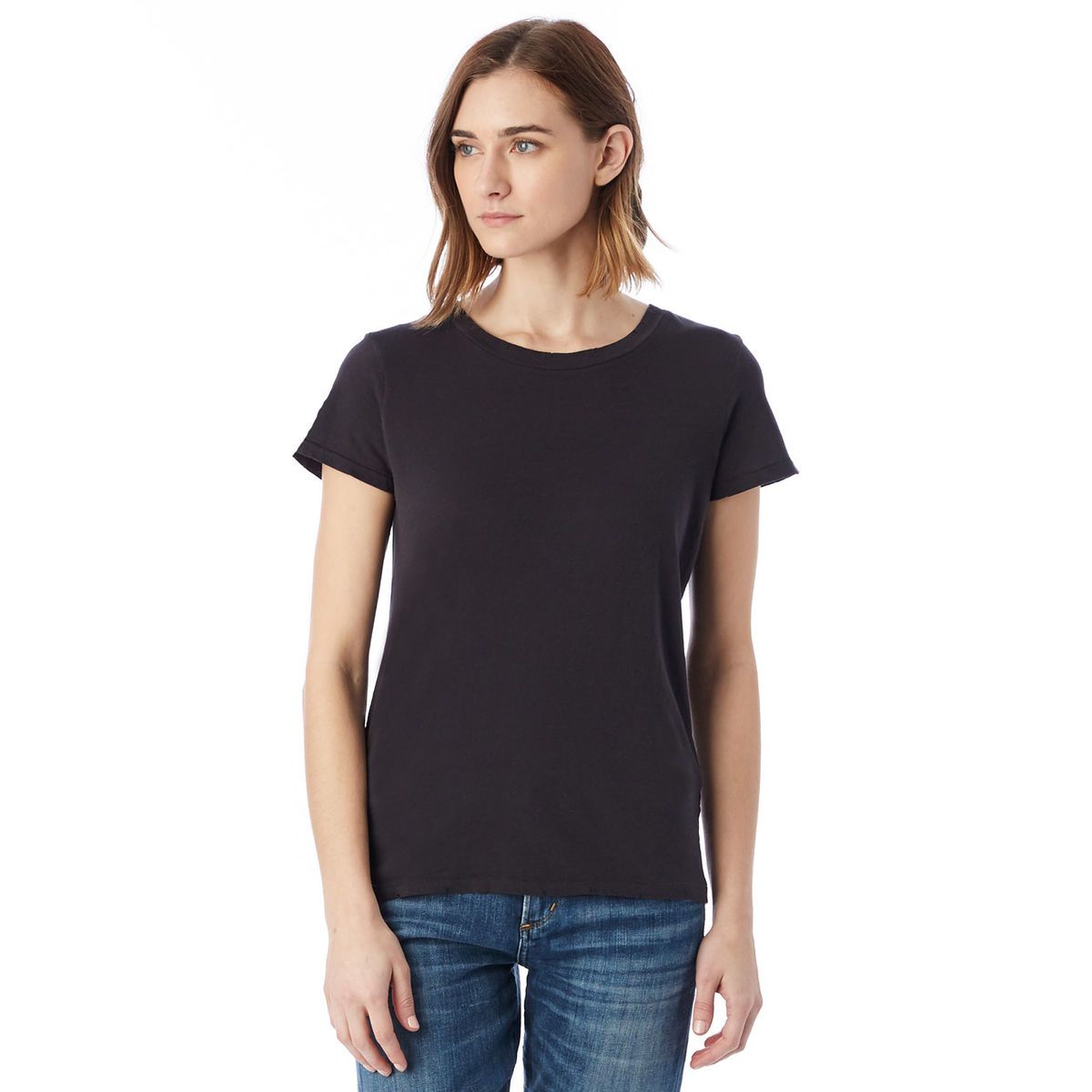 Ladies' vintage garment-dyed distressed 
