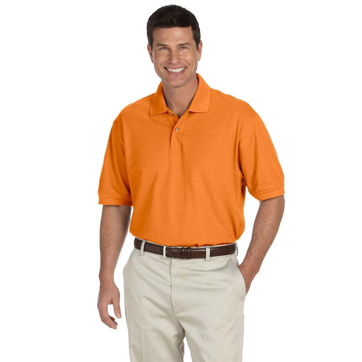 Promotional Men's original silkwash piqué polo Personalized With Your