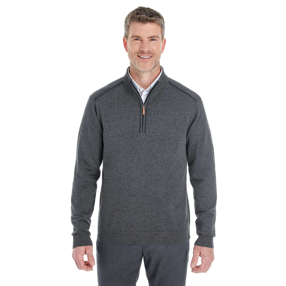 Promotional Men's manchester fullyfashioned quarterzip sweater