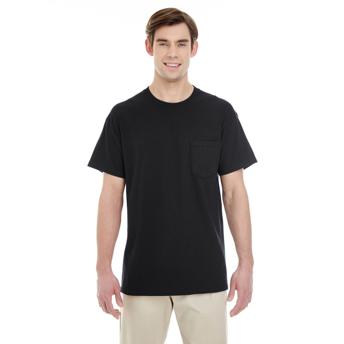 Adult heavy cotton pocket t-shirt 