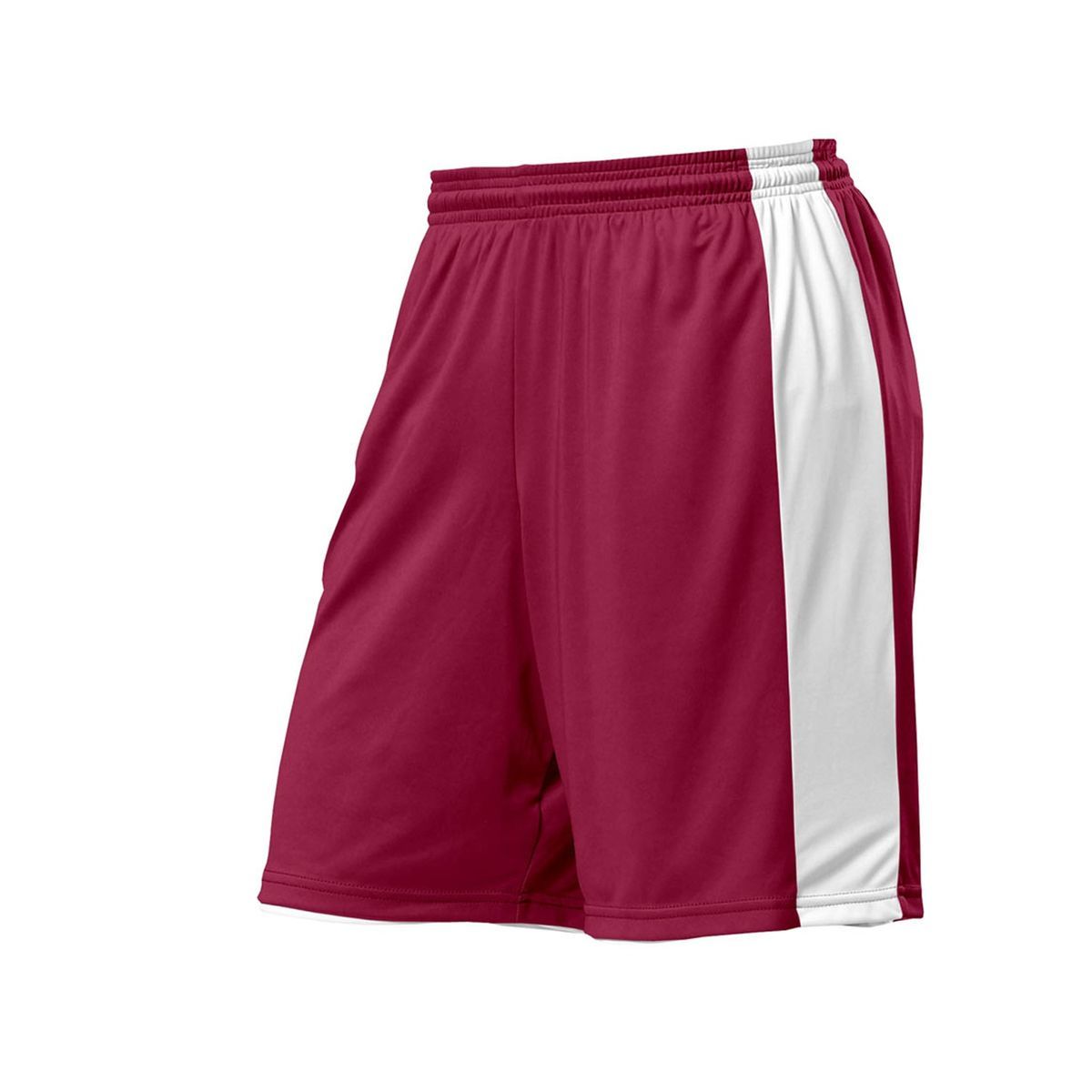 A4 Men's Reversible Moisture Wicking Shorts - XX-Large, Maroon/White, Performance Interlock Polyester