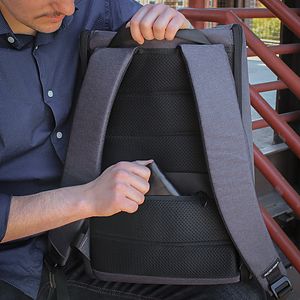 NYC - 15.6" Padded Laptop Backpack with USB Portal