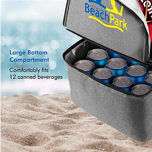 NEVIS - INSULATED 2-COMPARTMENT COOLER BAG