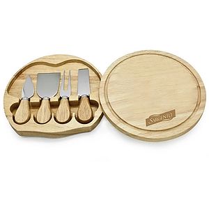 Sorrento 5 Piece Cheese Set / Cutting Board