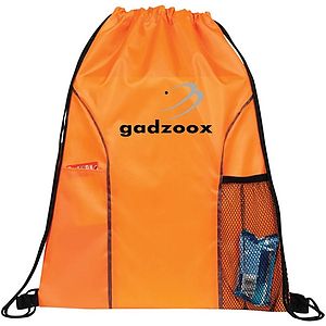 Vernon Dual Pocket Drawstring Bag