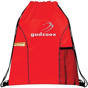Vernon Dual Pocket Drawstring Bag
