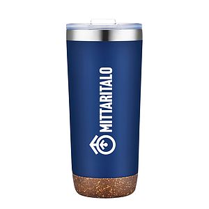 CLARION - 22 OZ VACUUM  SEALED TUMBLER WITH CORK BOTTOM