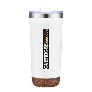 CLARION - 22 OZ VACUUM  SEALED TUMBLER WITH CORK BOTTOM