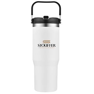 CASPIAN - 30 OZ TRAVEL MUG WITH BUILT-IN CARRIER