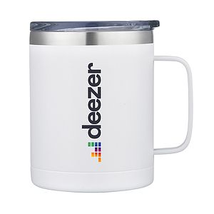 ALPHEUS - 14 OZ STAINLESS STEEL CAMPING MUG WITH HANDLE