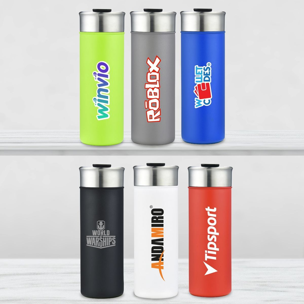 BOISE - 18 OZ DOUBLE WALL STAINLESS STEEL VACUUM TUMBLER