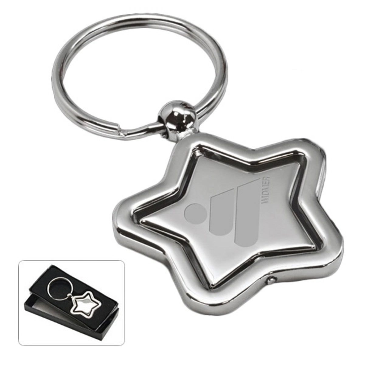 Vanderbilt Revolving Star Key Tag