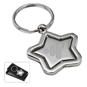 Vanderbilt Revolving Star Key Tag