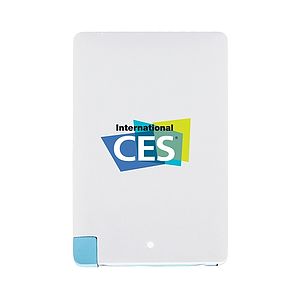 Emory - 2500 mAh SLIM PORTABLE POWER BANK WITH CABLE