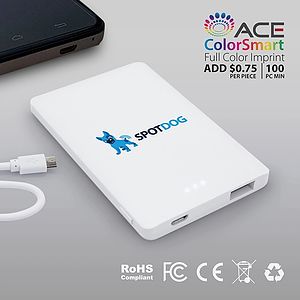 Hanover - 2500 mAh SLIM PORTABLE POWER BANK