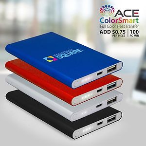 Columbus - 4000 mAh SLIM METAL PORTABLE POWER BANK