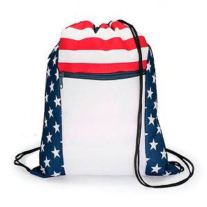 Patriotic Drawstring Backpack