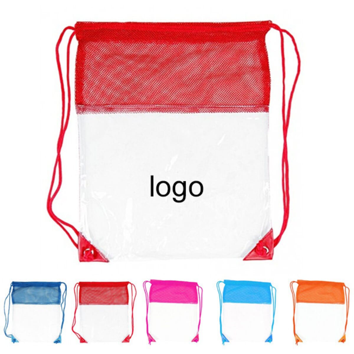 PVC Drawstring Bag(14" W x 18" H)