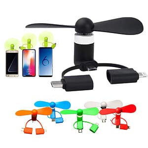 3-in-1 Mini Phone Fan