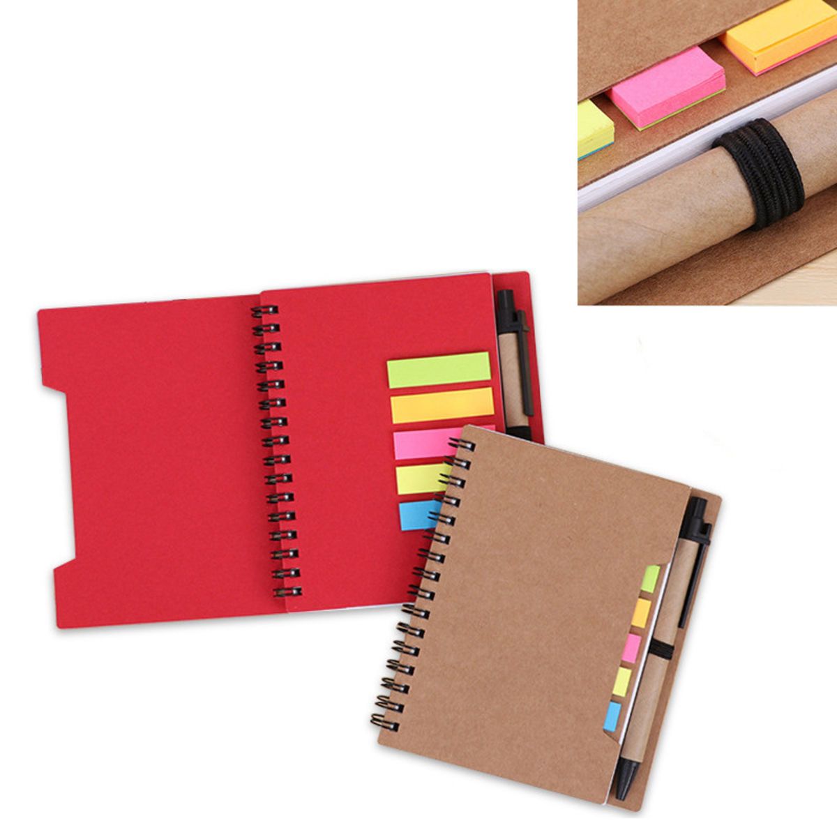 Eco-Recycled Journal W/ Sticky Notes & Flags