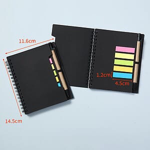 Eco-Recycled Journal W/ Sticky Notes & Flags