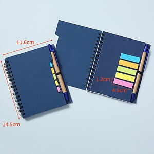 Eco-Recycled Journal W/ Sticky Notes & Flags