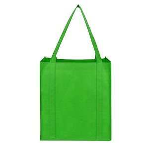 Non-Woven Grocery Tote Bag W/ Bottom Insert (13" W x 15" H x 10" G)