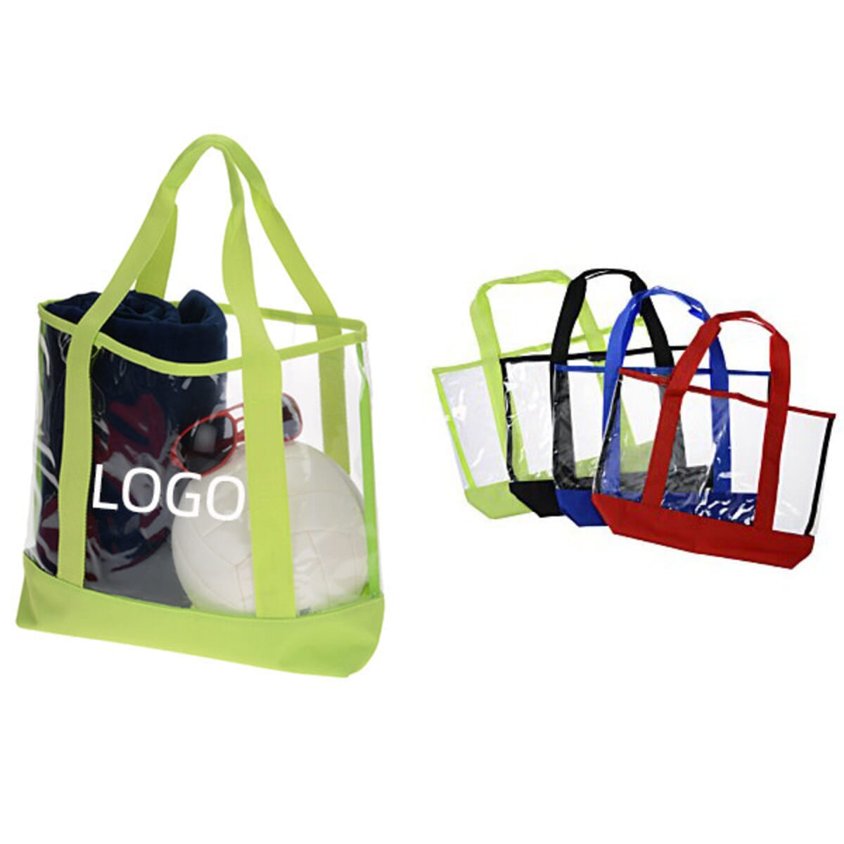 Transparent PVC tote Bag