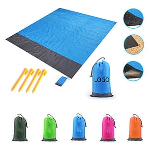 Waterproof Beach Blanket W/ Four Ground Stakes