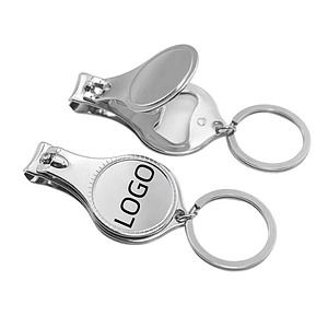 Bottle Opener W/ Nail Clipper and Keyring