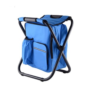 Outdoor Folding Backpack Insulated Cooler Chair