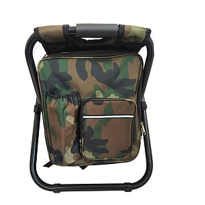 Outdoor Folding Backpack Insulated Cooler Chair